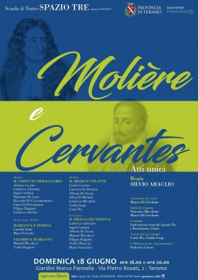 Molière e Cervantes Atti Unici  Spettacolo finale del Corso pomeridiano di Recit - Spazio Tre